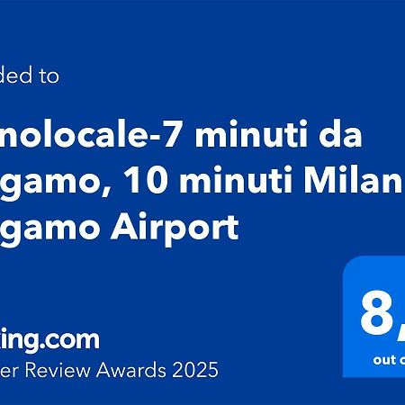 GorleMonolocale-7 Minuti Da Bergamo, 10 Minuti Milan Bergamo Airport公寓 外观 照片